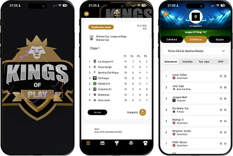 Kings of Play, a custom app built on La Liguilla